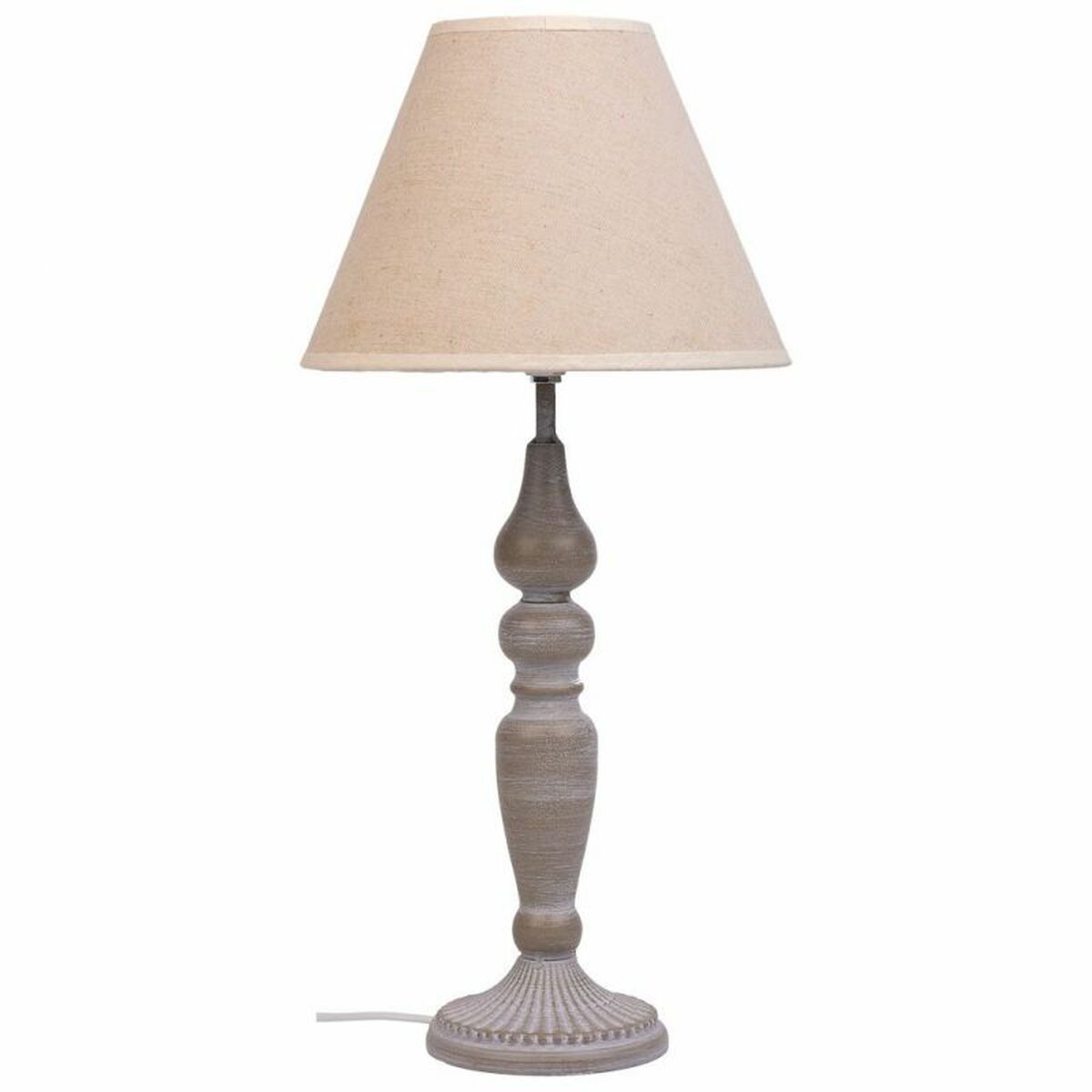 Desk lamp Alexandra House Living White Grey Metal Cloth 220-240 V 23 x 46 x 23 cm Alexandra House Living