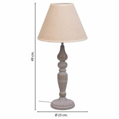 Desk lamp Alexandra House Living White Grey Metal Cloth 220-240 V 23 x 46 x 23 cm Alexandra House Living