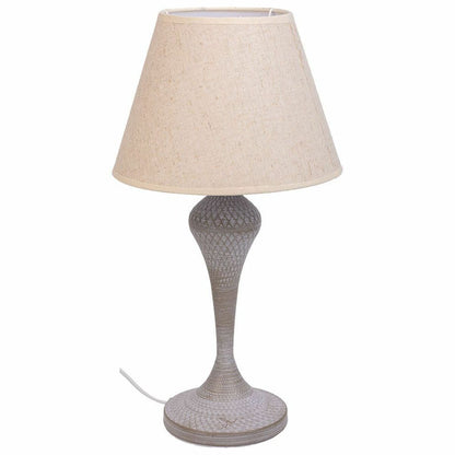 Desk lamp Alexandra House Living White Grey Metal Cloth 220-240 V 25 x 46 x 25 cm Alexandra House Living