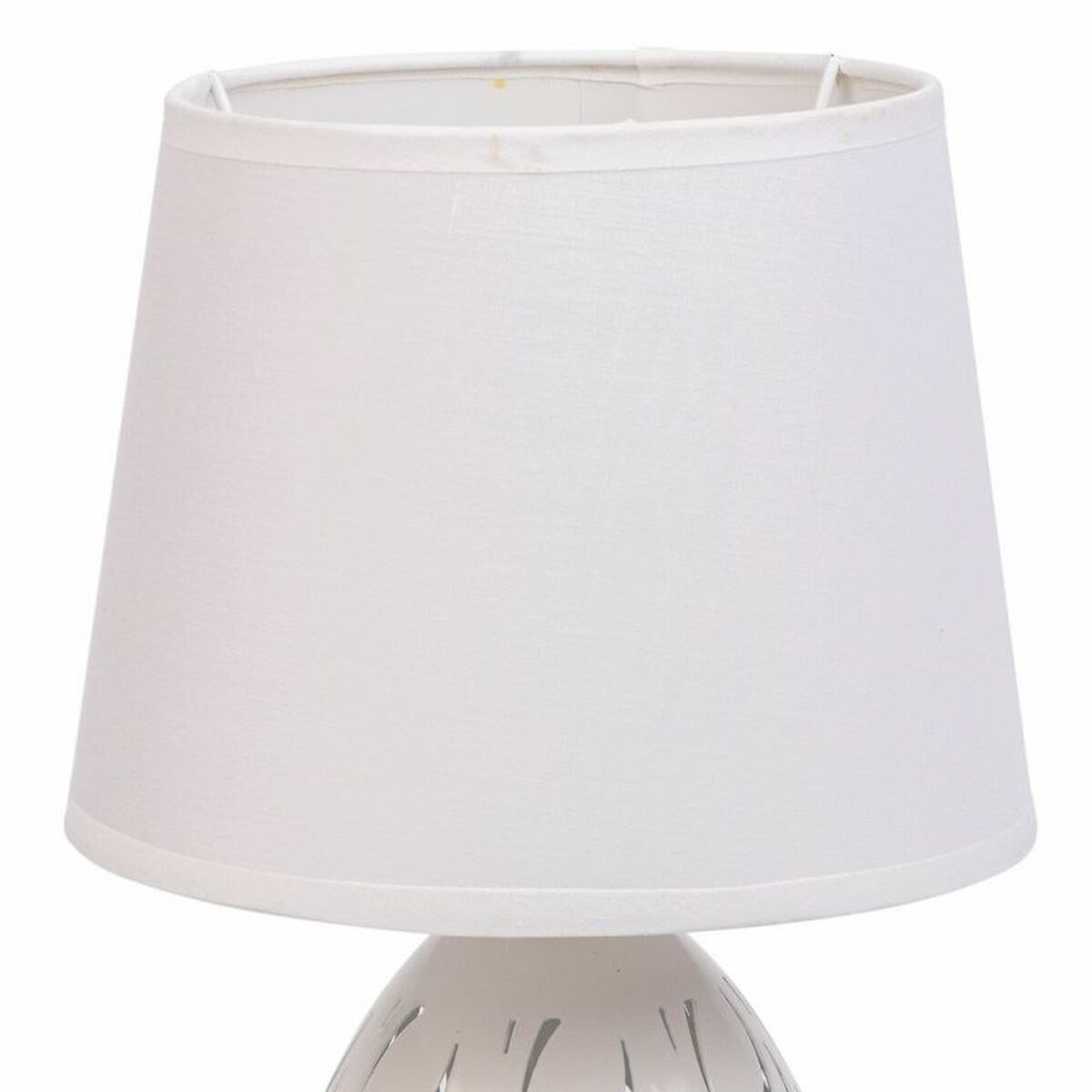 Desk lamp Alexandra House Living White Metal Cloth 220-240 V 18 x 31 x 18 cm Alexandra House Living