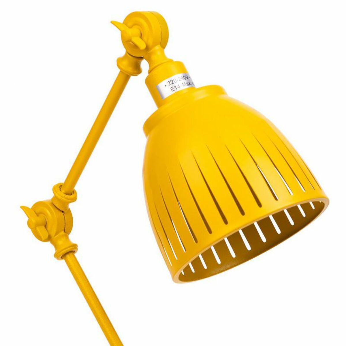 Flexo/Desk lamp Alexandra House Living Yellow Metal 13 x 43 x 25 cm Alexandra House Living