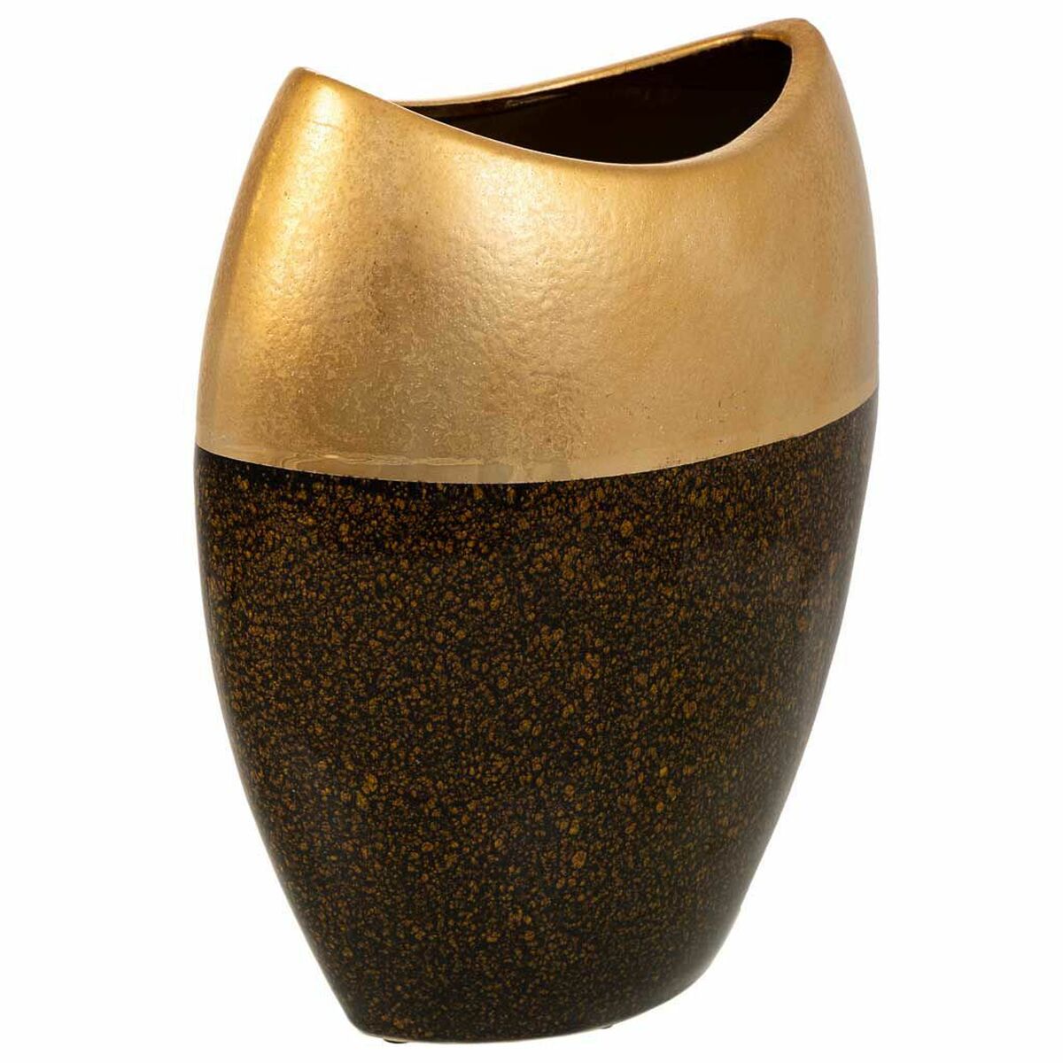 Vase Alexandra House Living Gold Ceramic 13 x 29 x 24 cm Alexandra House Living