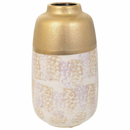 Vase Alexandra House Living Gold Ceramic 15 x 28 x 15 cm Alexandra House Living