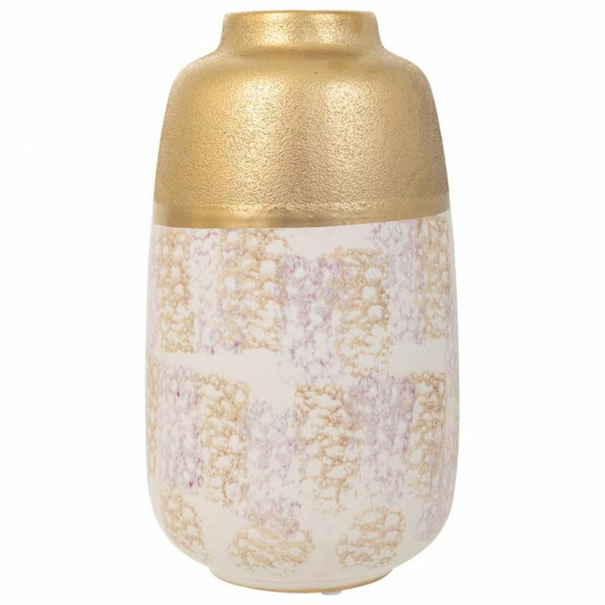 Vase Alexandra House Living Gold Ceramic 15 x 28 x 15 cm Alexandra House Living