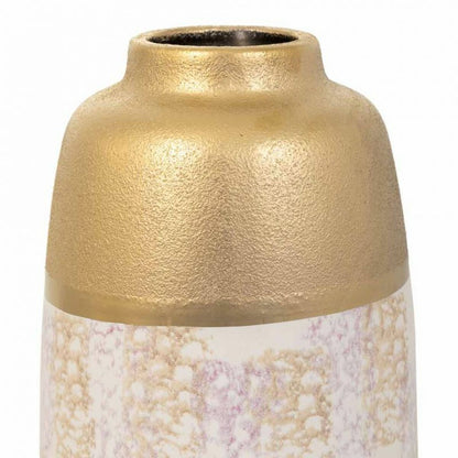 Vase Alexandra House Living Gold Ceramic 15 x 28 x 15 cm Alexandra House Living