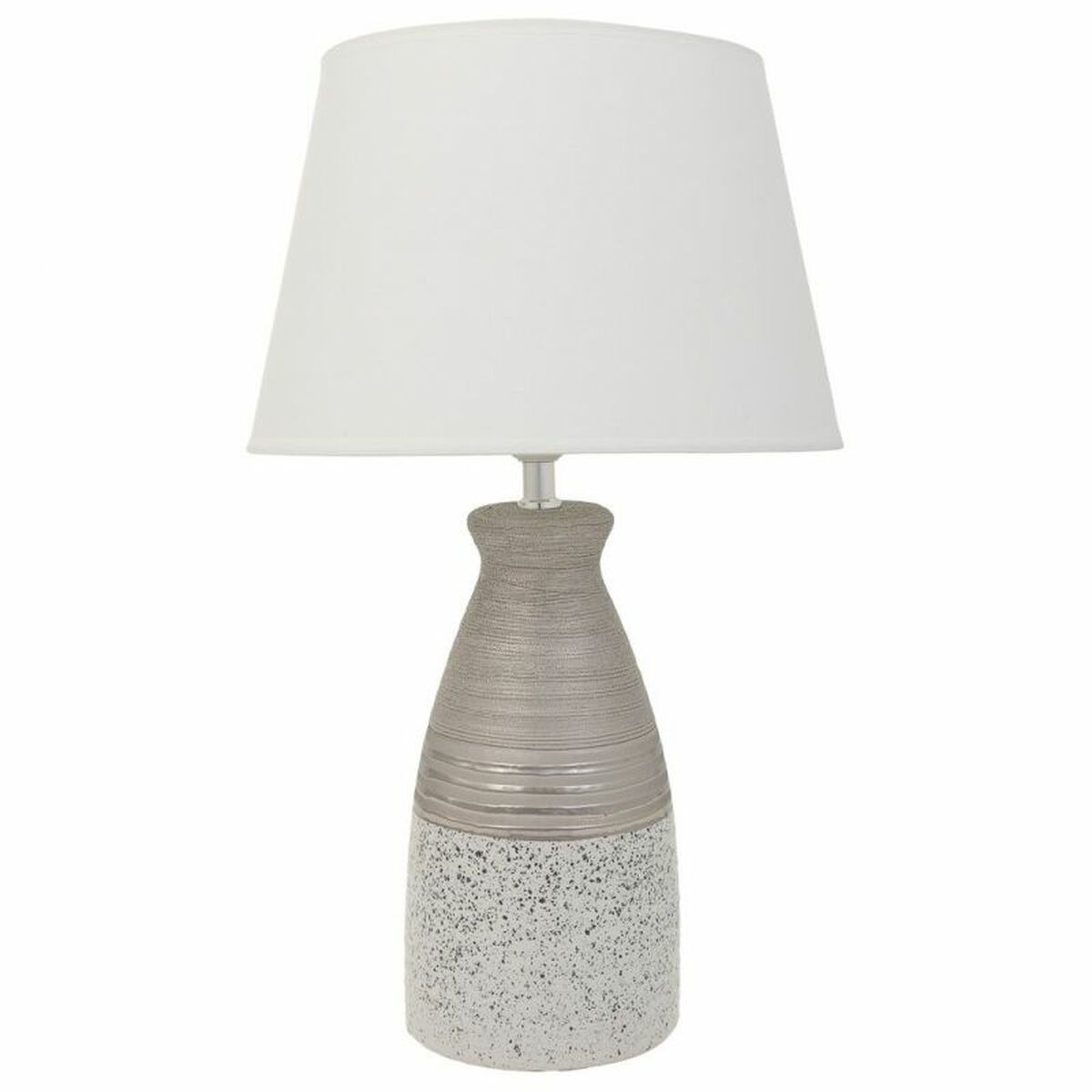 Desk lamp Alexandra House Living Silver Ceramic 14 x 36 x 14 cm Alexandra House Living