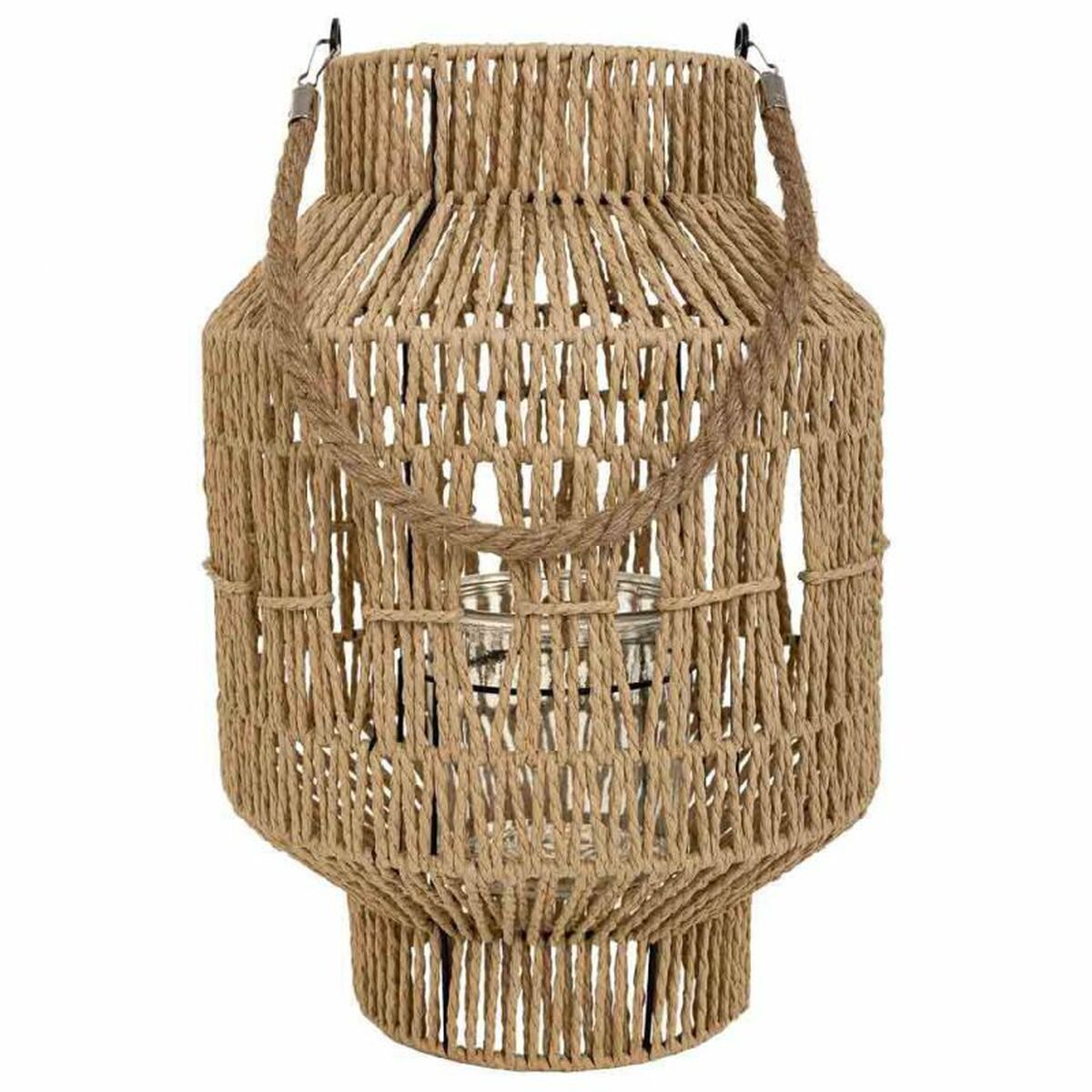 Lantern Alexandra House Living Natural Paper Iron 28 x 41 x 28 cm Alexandra House Living