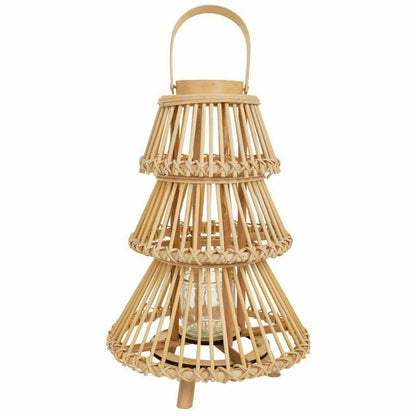 Lantern Alexandra House Living Natural Bamboo 29 x 42 x 29 cm Alexandra House Living