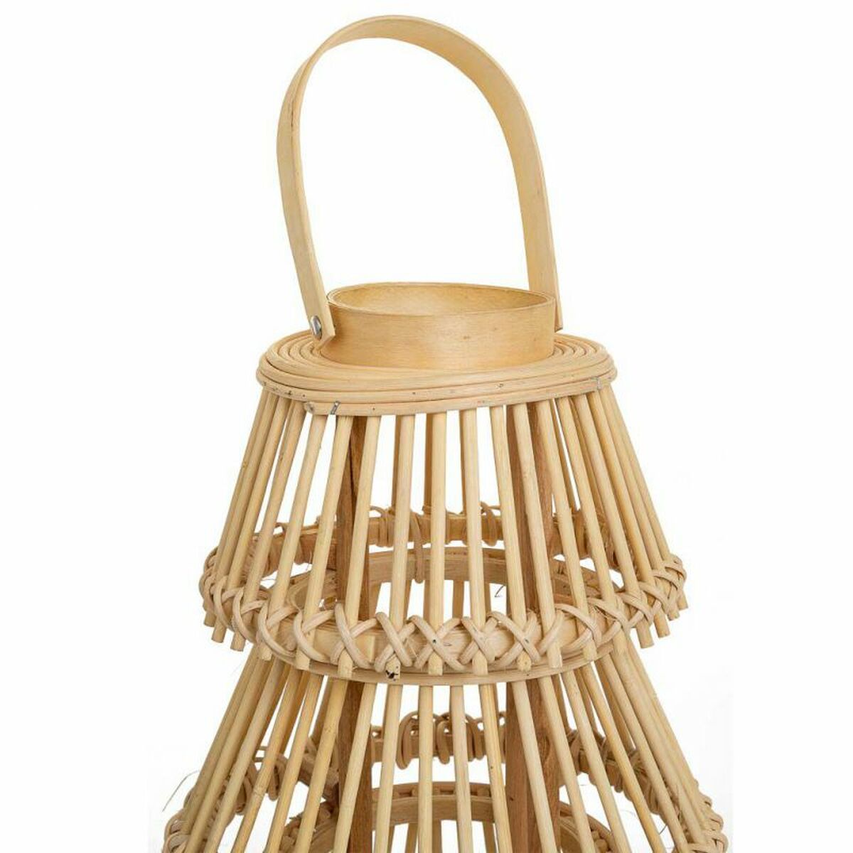 Lantern Alexandra House Living Natural Bamboo 29 x 42 x 29 cm Alexandra House Living