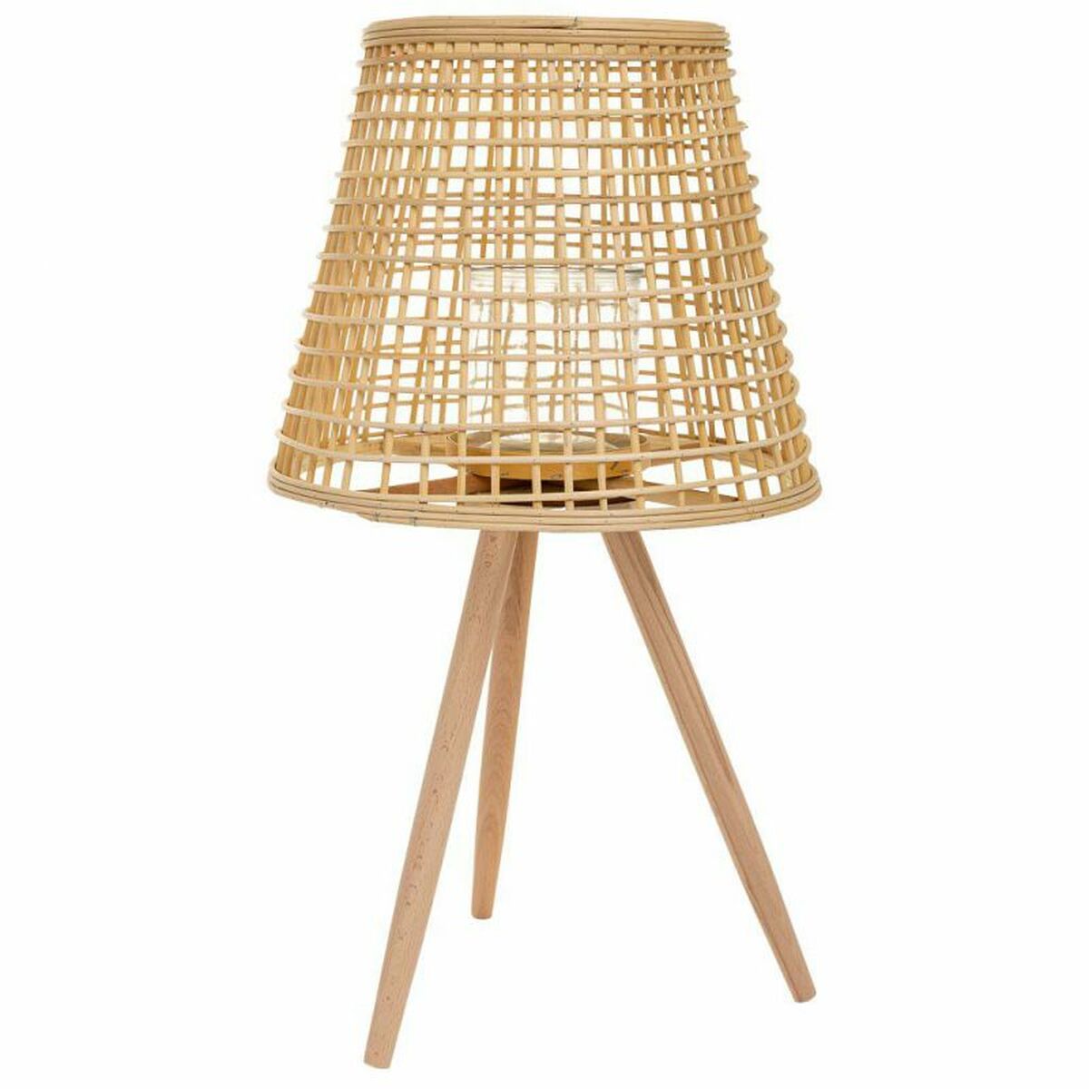 Lantern Alexandra House Living Natural Bamboo Rattan 36 x 64 x 36 cm Alexandra House Living