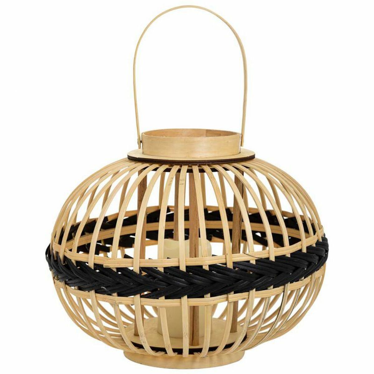 Lantern Alexandra House Living Natural Bamboo 37 x 30 x 37 cm Alexandra House Living