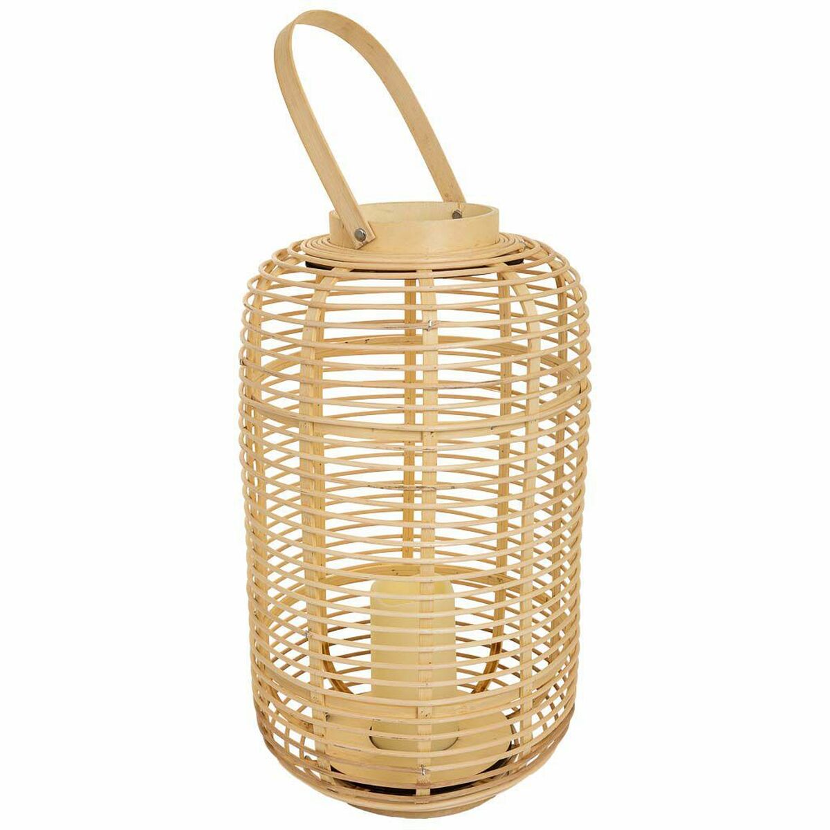 Lantern Alexandra House Living Natural Bamboo Rattan 29 x 48 x 29 cm Alexandra House Living