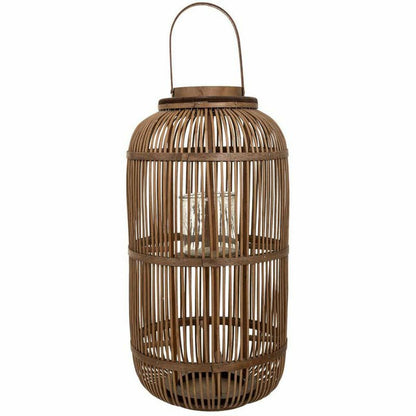 Lantern Alexandra House Living Brown Bamboo Alexandra House Living