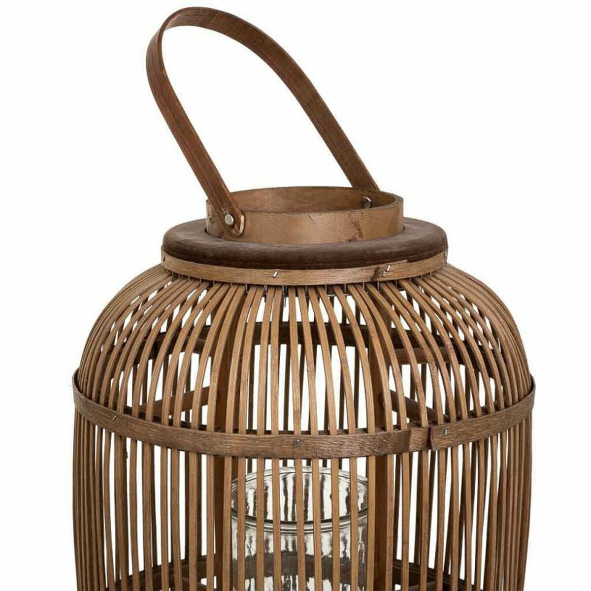 Lantern Alexandra House Living Brown Bamboo Alexandra House Living