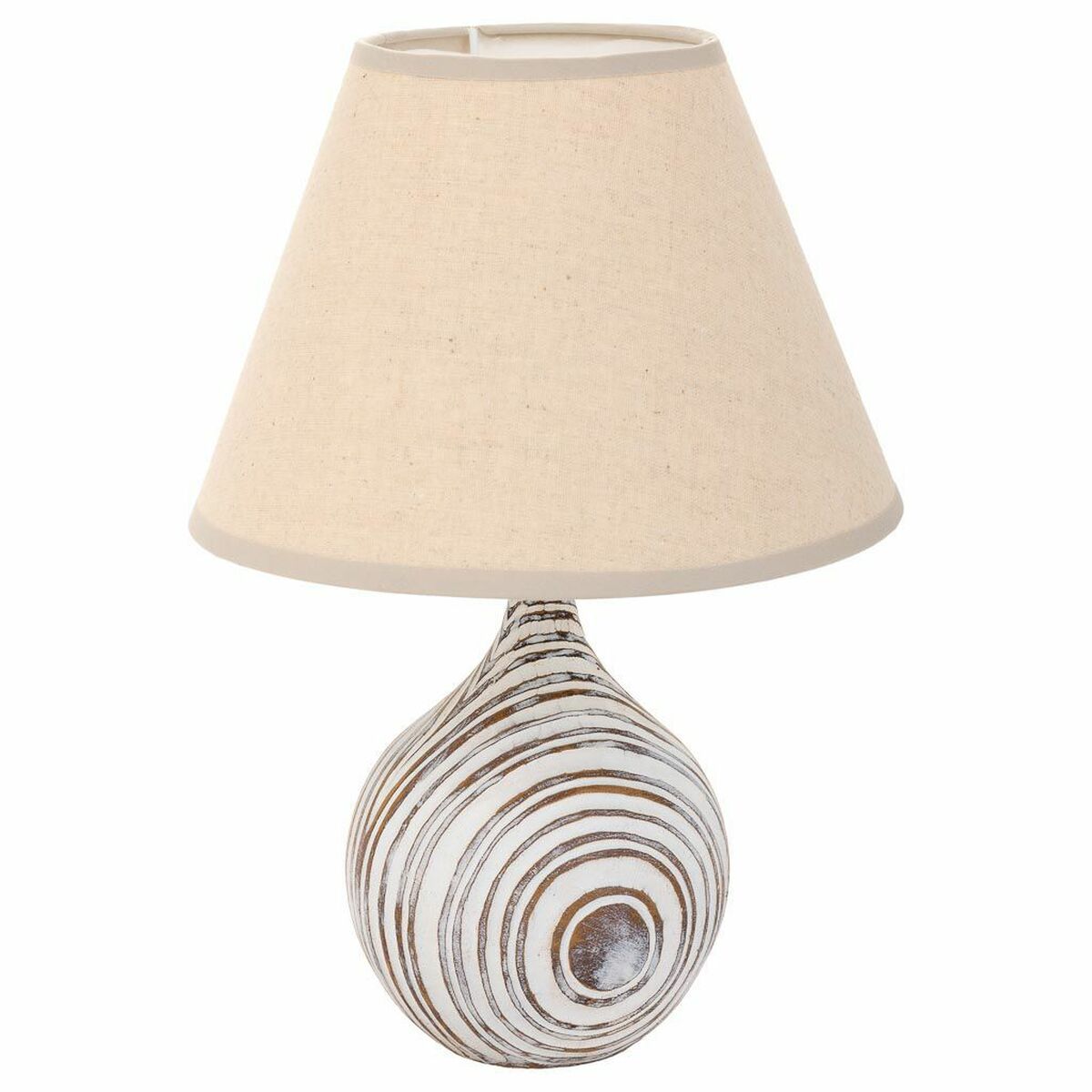 Desk lamp Alexandra House Living White Polyresin 220-240 V 14 x 25 x 14 cm Alexandra House Living