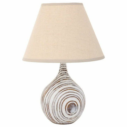 Desk lamp Alexandra House Living White Polyresin 220-240 V 14 x 25 x 14 cm Alexandra House Living