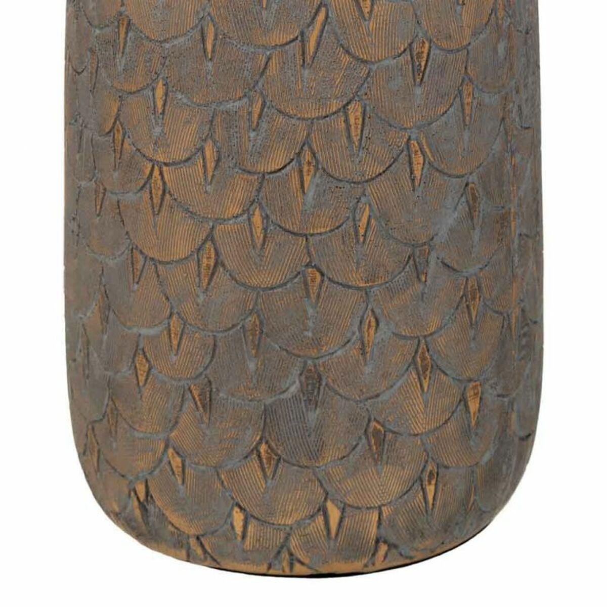 Vase Alexandra House Living Grey Golden Polyresin 15 x 31 x 15 cm Alexandra House Living