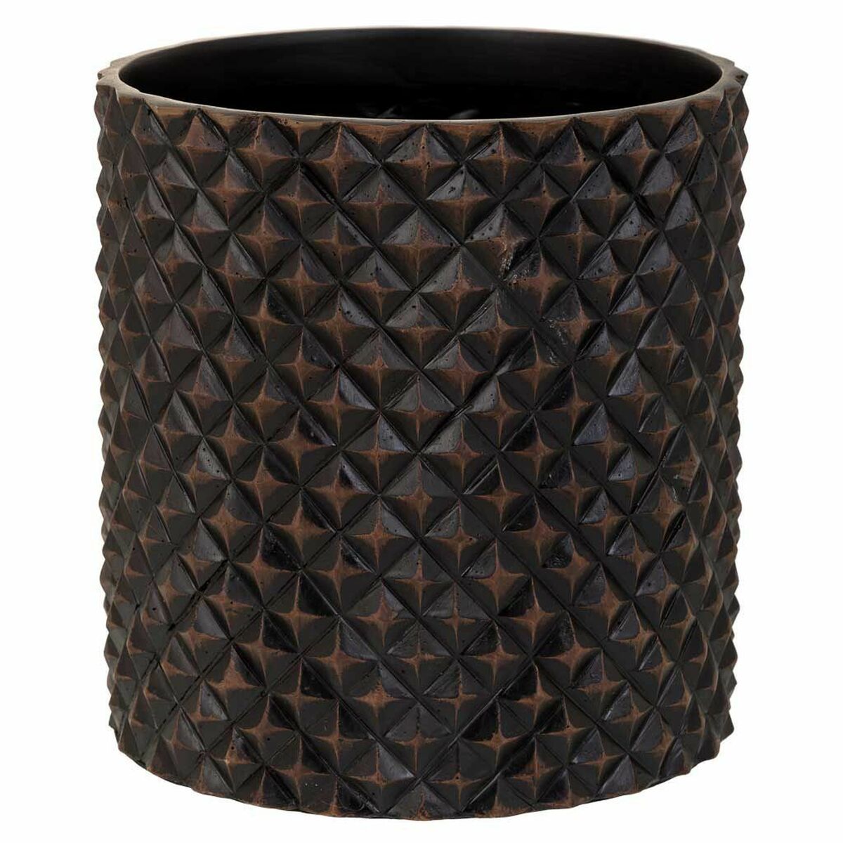 Planter Alexandra House Living Brown Polyresin 20 x 20 x 20 cm Alexandra House Living