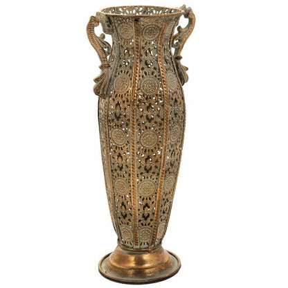 Vase Alexandra House Living Gold Iron 11 x 34 x 11 cm Alexandra House Living