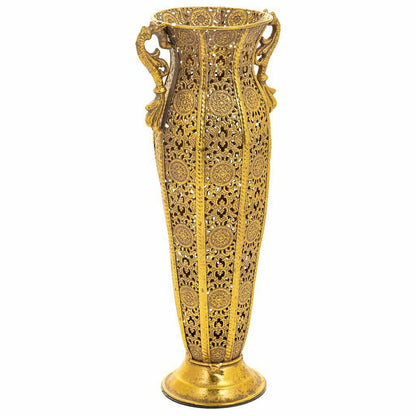 Vase Alexandra House Living Gold Iron 12 x 38 x 16 cm Alexandra House Living