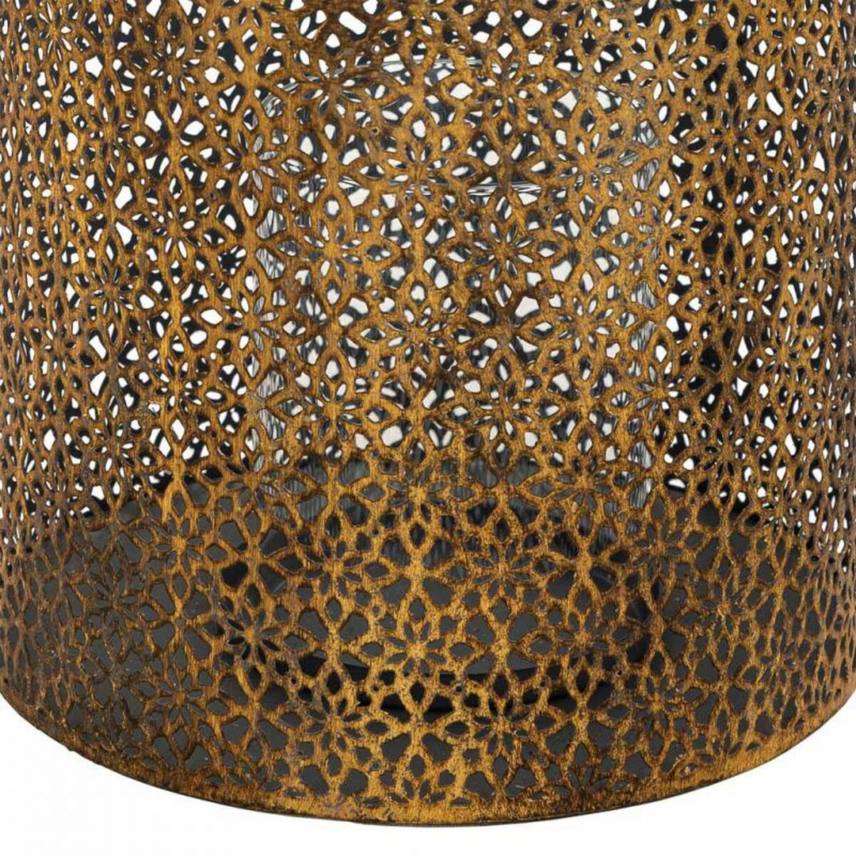 Candleholder Alexandra House Living Gold Glass Iron 20 x 30 x 20 cm Alexandra House Living