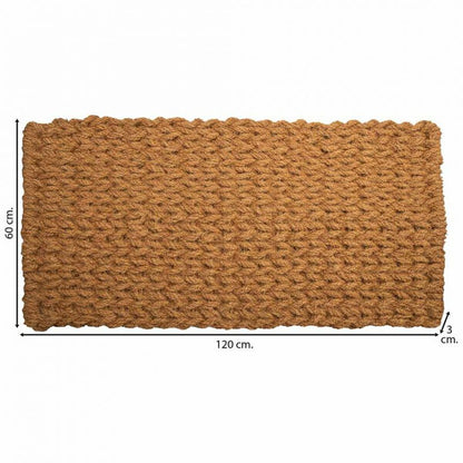 Doormat Alexandra House Living Natural Coconut Fibre 3 x 120 x 60 cm Alexandra House Living