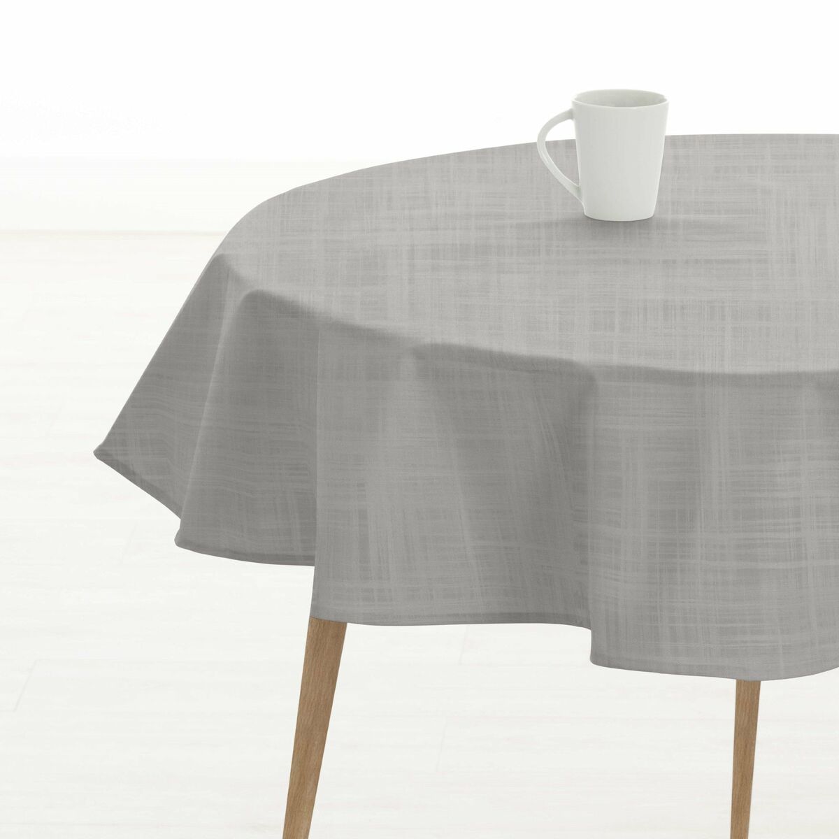 Stain-proof resined tablecloth Belum 0120-18 Grey Ø 140 cm Belum