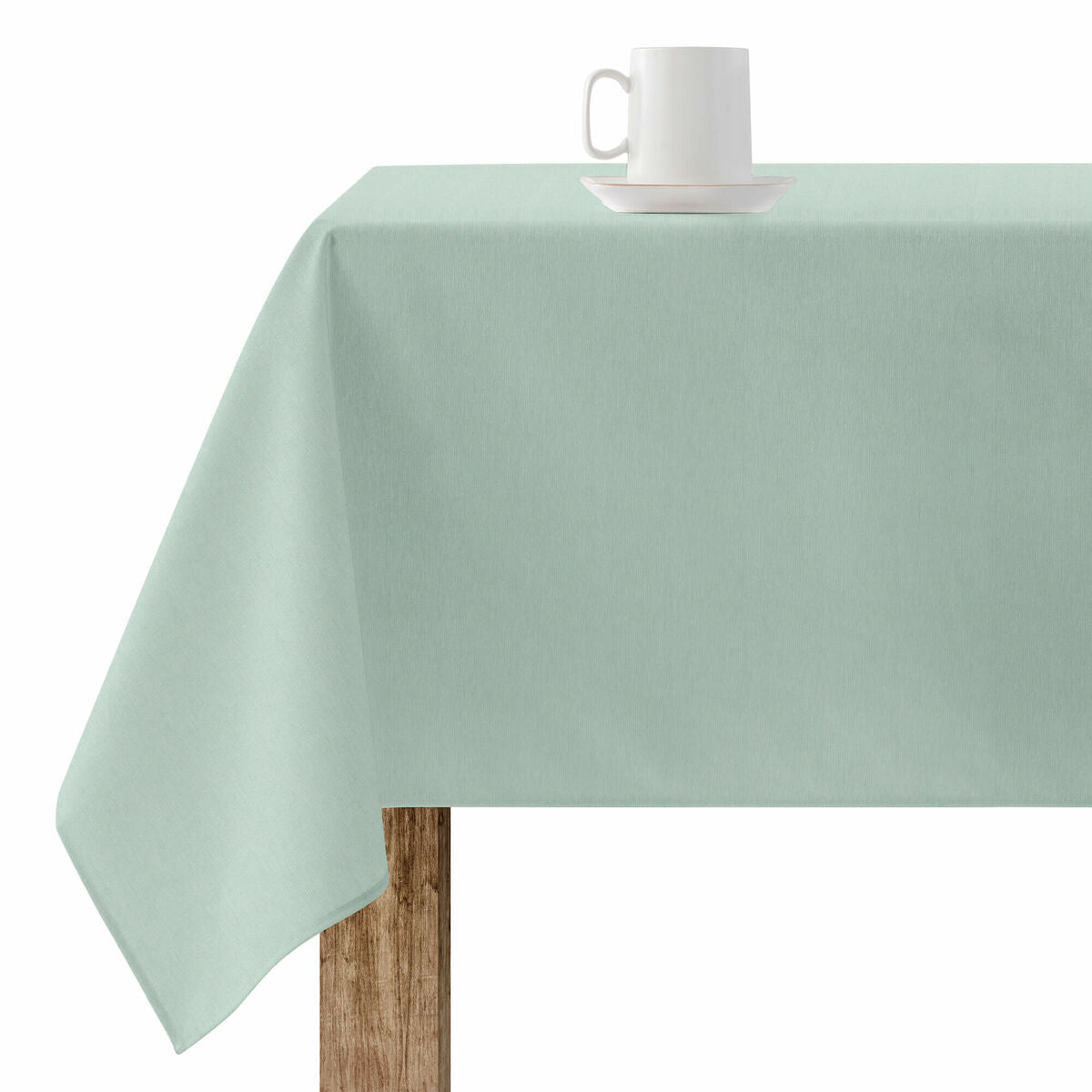 Stain-proof resined tablecloth Belum Rodas 2816 Mint 150 x 150 cm Belum