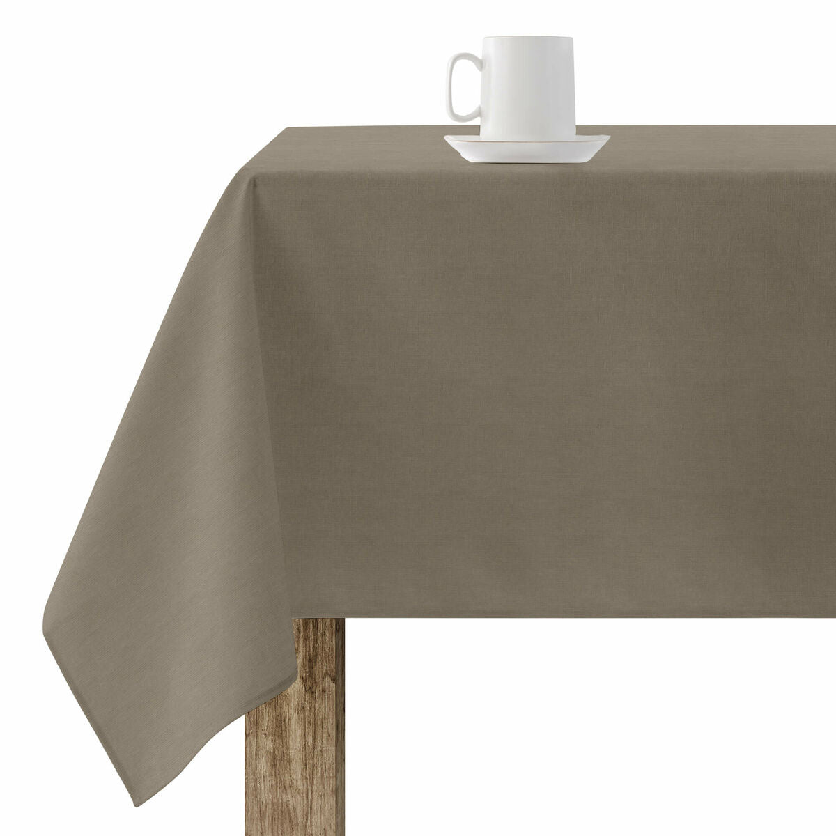 Stain-proof resined tablecloth Belum Rodas 91 Brown 150 x 150 cm Belum