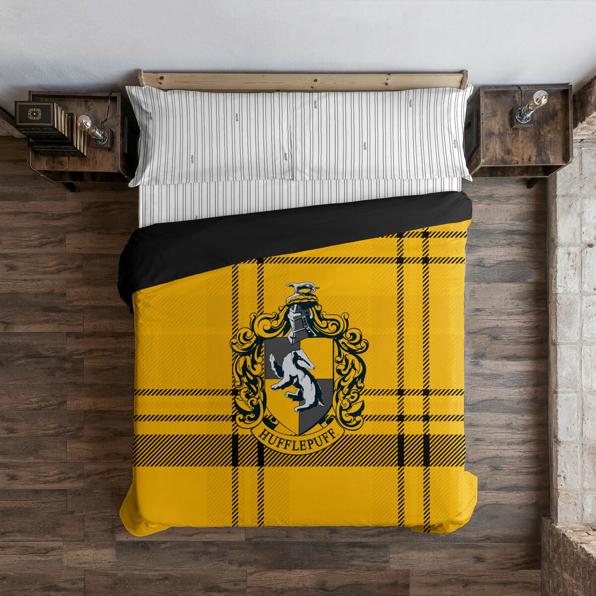 Nordic cover Harry Potter Classic Hufflepuff Multicolour 175 Threads 240 x 220 cm King size Harry Potter