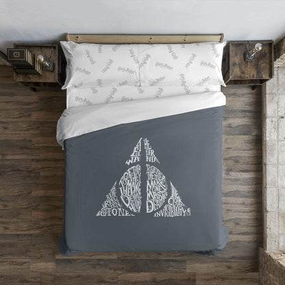 Nordic cover Harry Potter Deathly Hallows Multicolour 175 Threads 155 x 220 cm Single Harry Potter