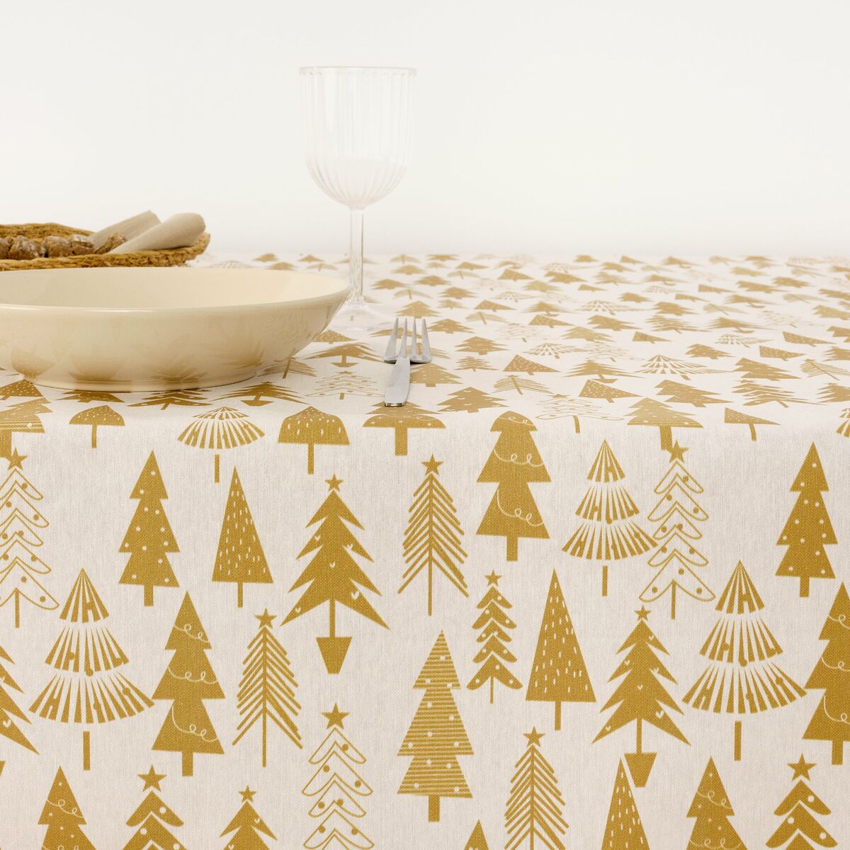 Stain-proof resined tablecloth Belum Christmas Multicolour 250 x 150 cm Belum