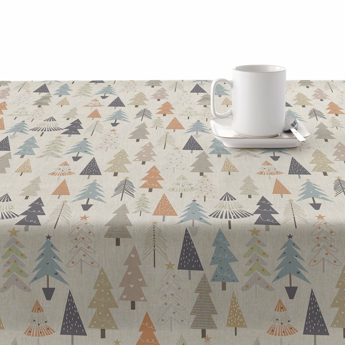 Stain-proof resined tablecloth Belum Merry Christmas Multicolour 300 x 150 cm Belum