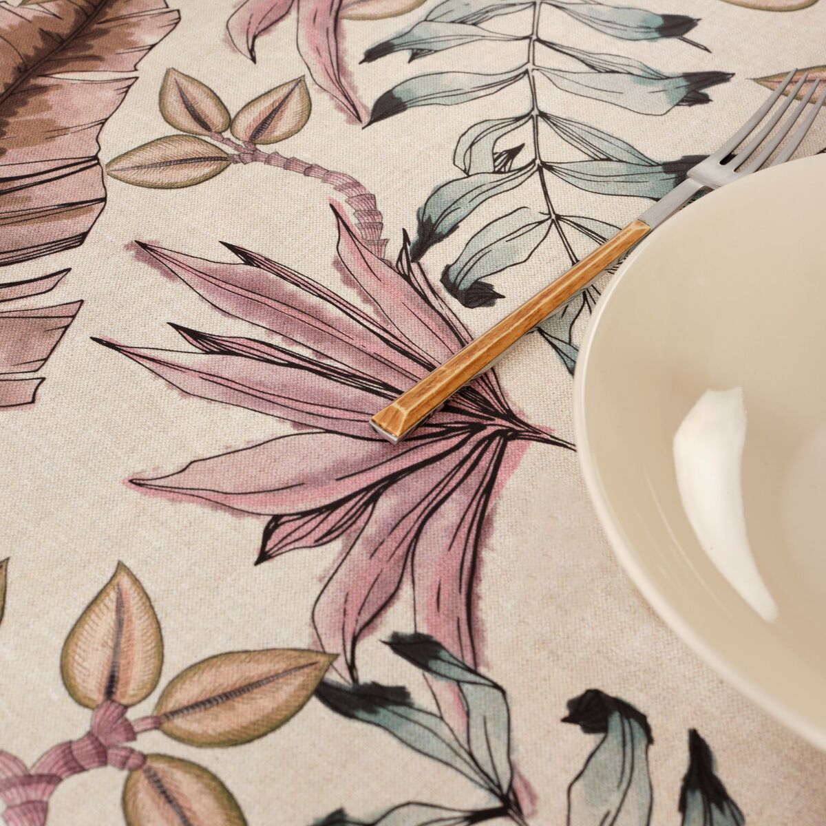 Tablecloth Belum 0120-314 Beige 250 x 155 cm Floral Belum