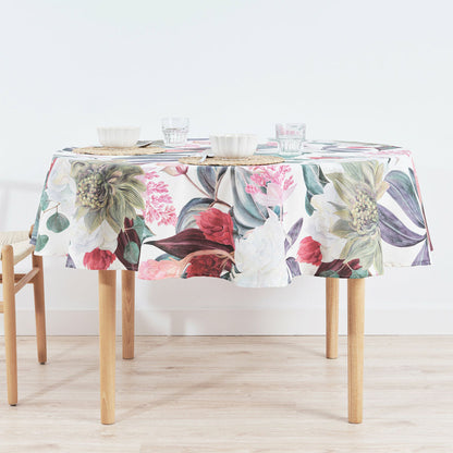 Stain-proof tablecloth Belum 0318-105 Multicolour Ø 180 cm Flowers Belum