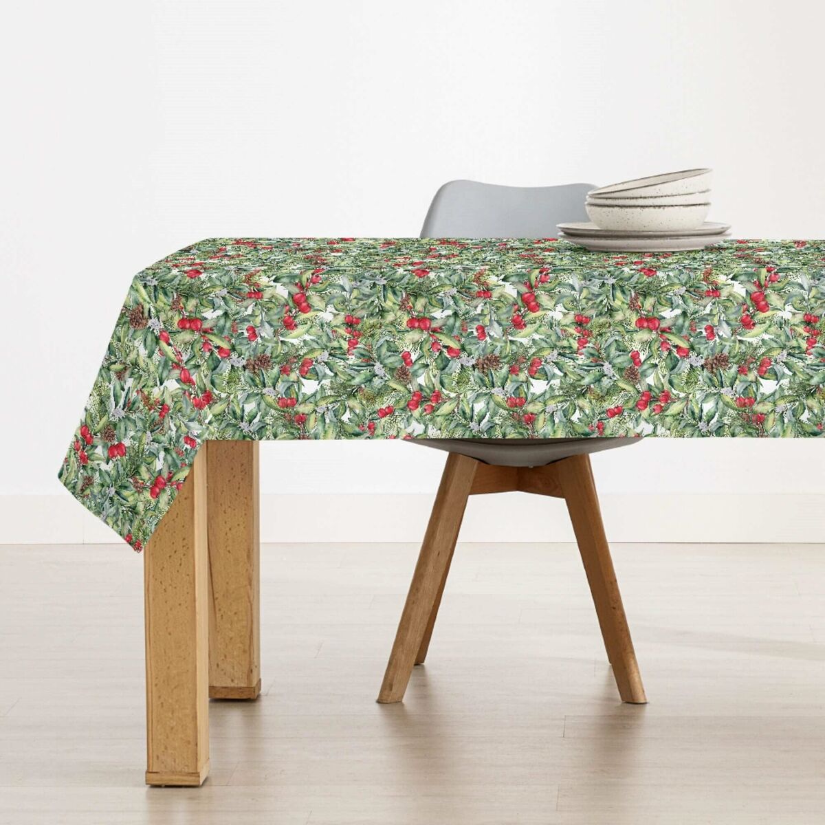 Stain-proof resined tablecloth Belum Christmas Multicolour 250 x 150 cm Belum