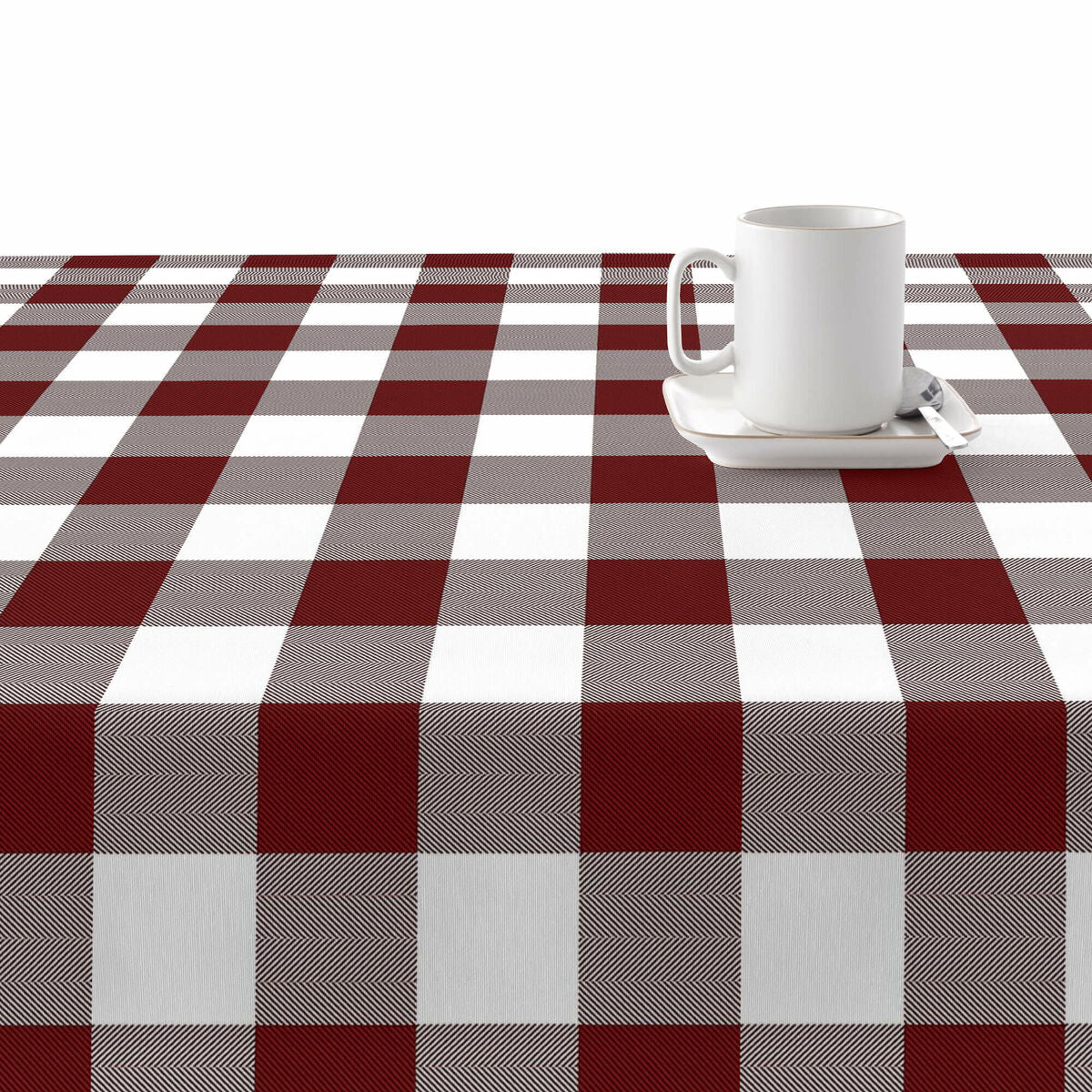 Stain-proof tablecloth Belum Cuadros Maroon 250 x 150 cm Belum