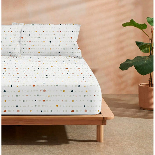 Fitted bottom sheet Decolores Sahara Multicolour King size