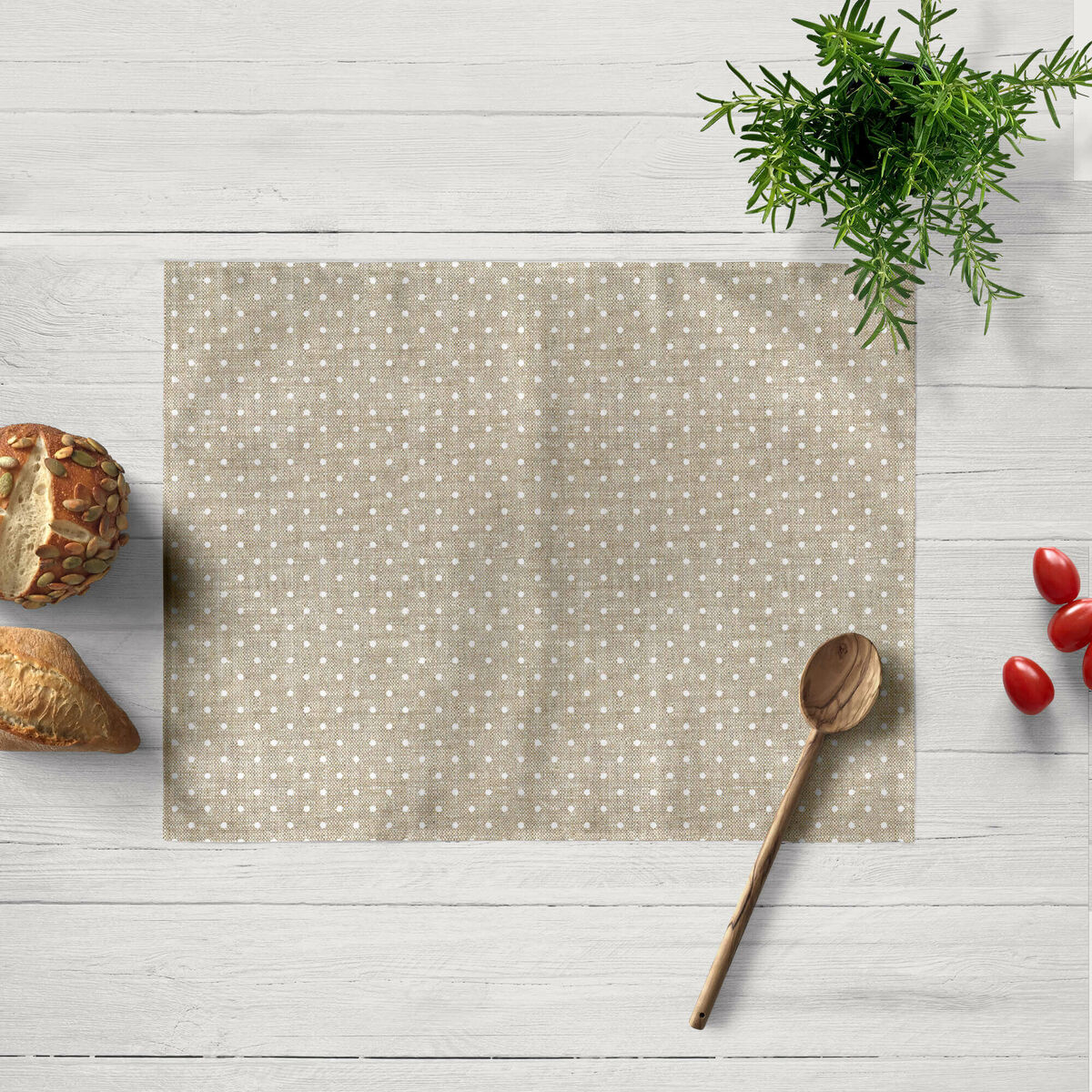 Place mat Belum Plumeti White 45 x 35 cm 2 Units