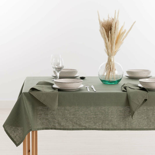 Stain-proof tablecloth Belum Military green 350 x 150 cm Belum