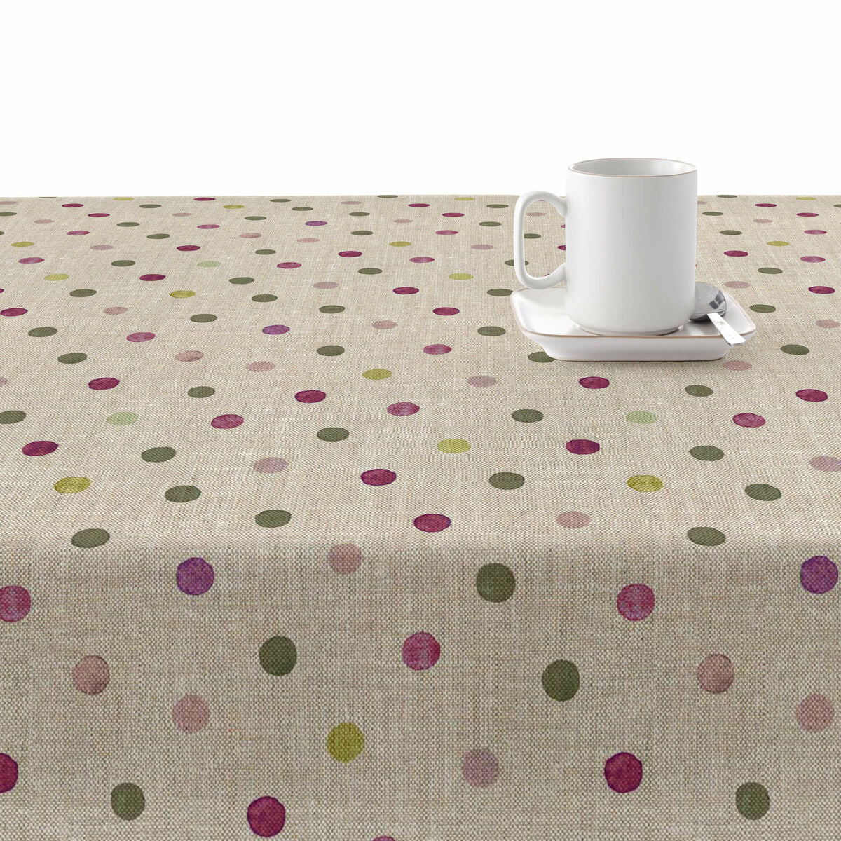 Stain-proof tablecloth Belum 0119-19 Beige Multicolour 180 x 200 cm Spots XL Belum