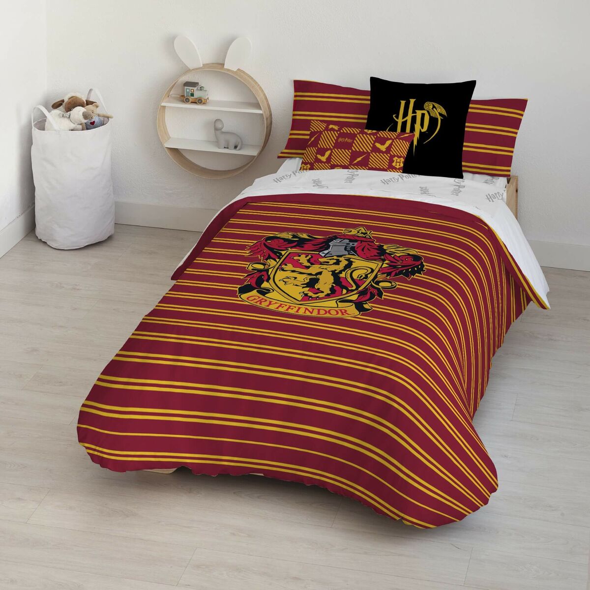 Nordic cover Harry Potter Gryffindor Shield Multicolour 175 Threads 180 x 220 cm Single Harry Potter