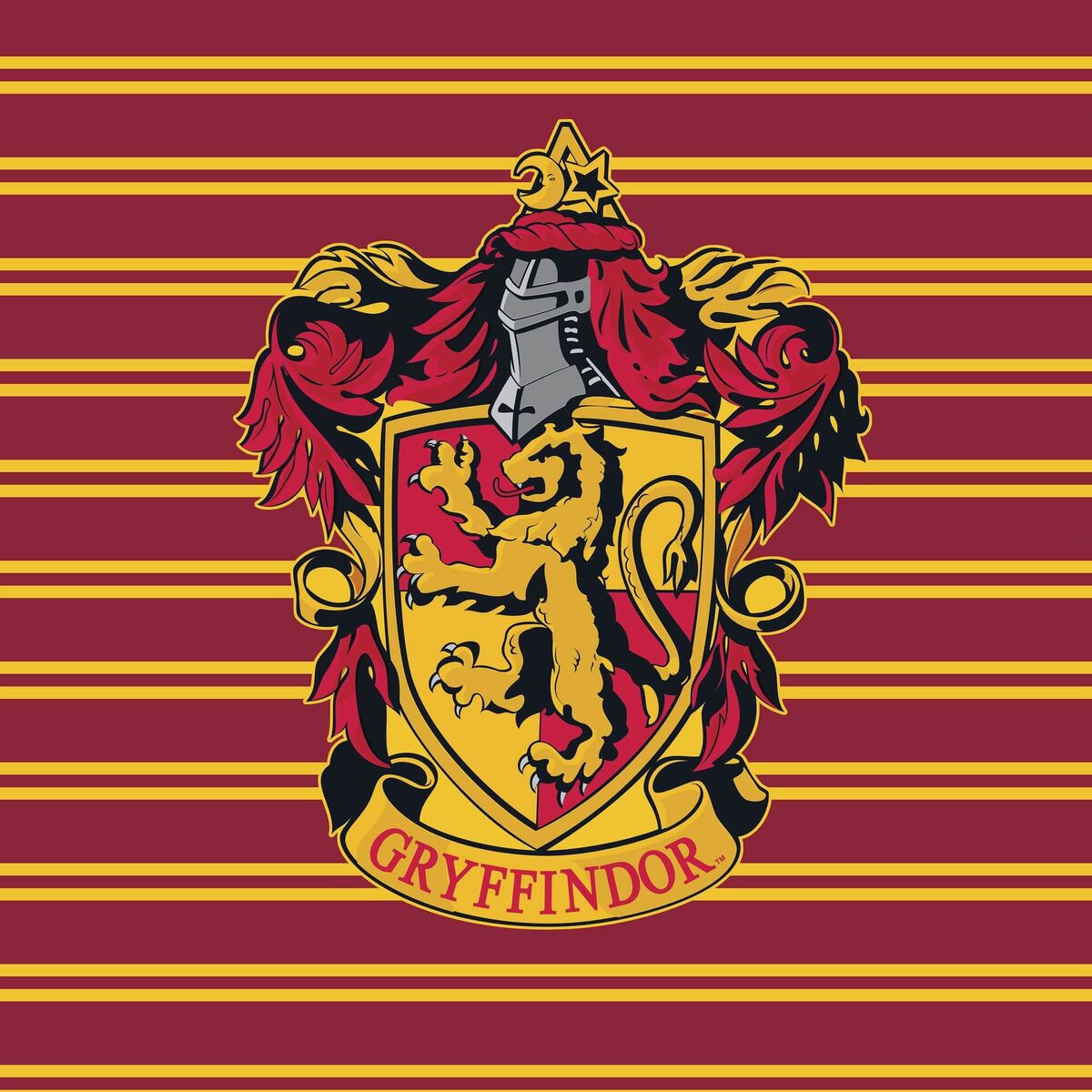 Nordic cover Harry Potter Gryffindor Shield Multicolour 175 Threads 180 x 220 cm Single Harry Potter