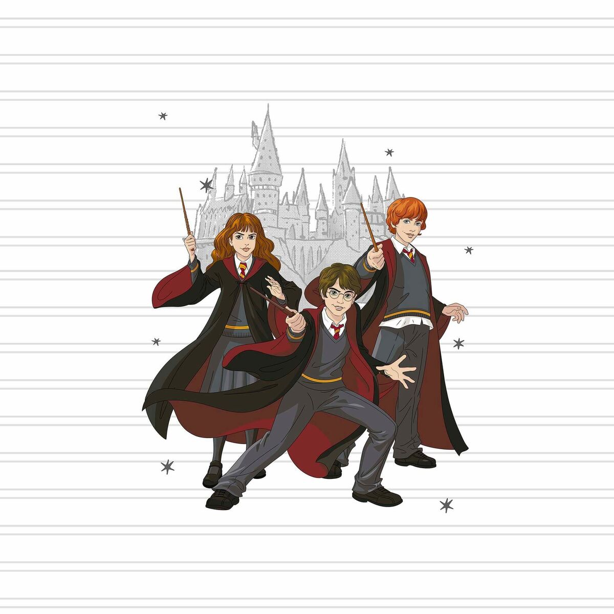 Nordic cover Harry Potter Team Multicolour 175 Threads 140 x 200 cm Single Harry Potter