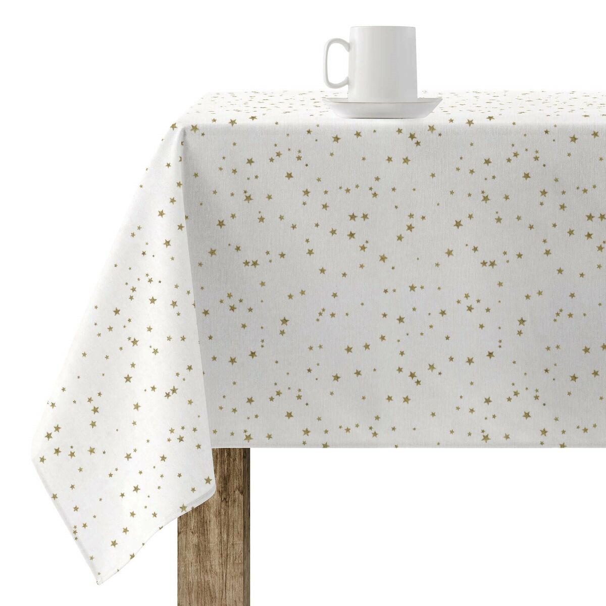 Stain-proof resined tablecloth Belum Stars Gold 300 x 140 cm Belum