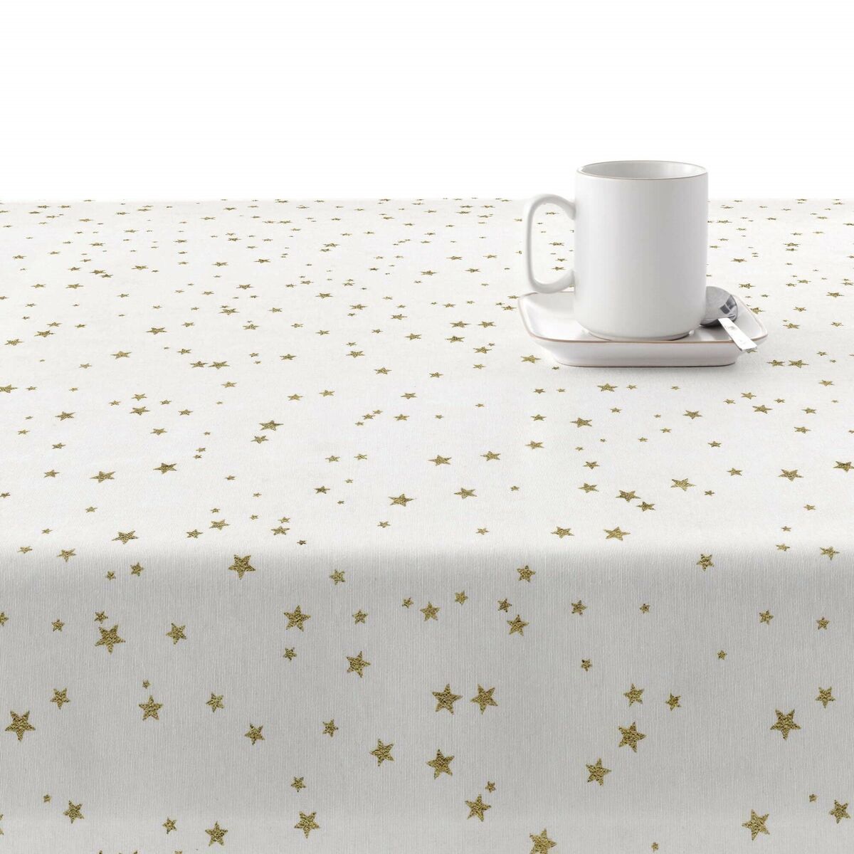 Stain-proof resined tablecloth Belum Stars Gold 300 x 140 cm Belum