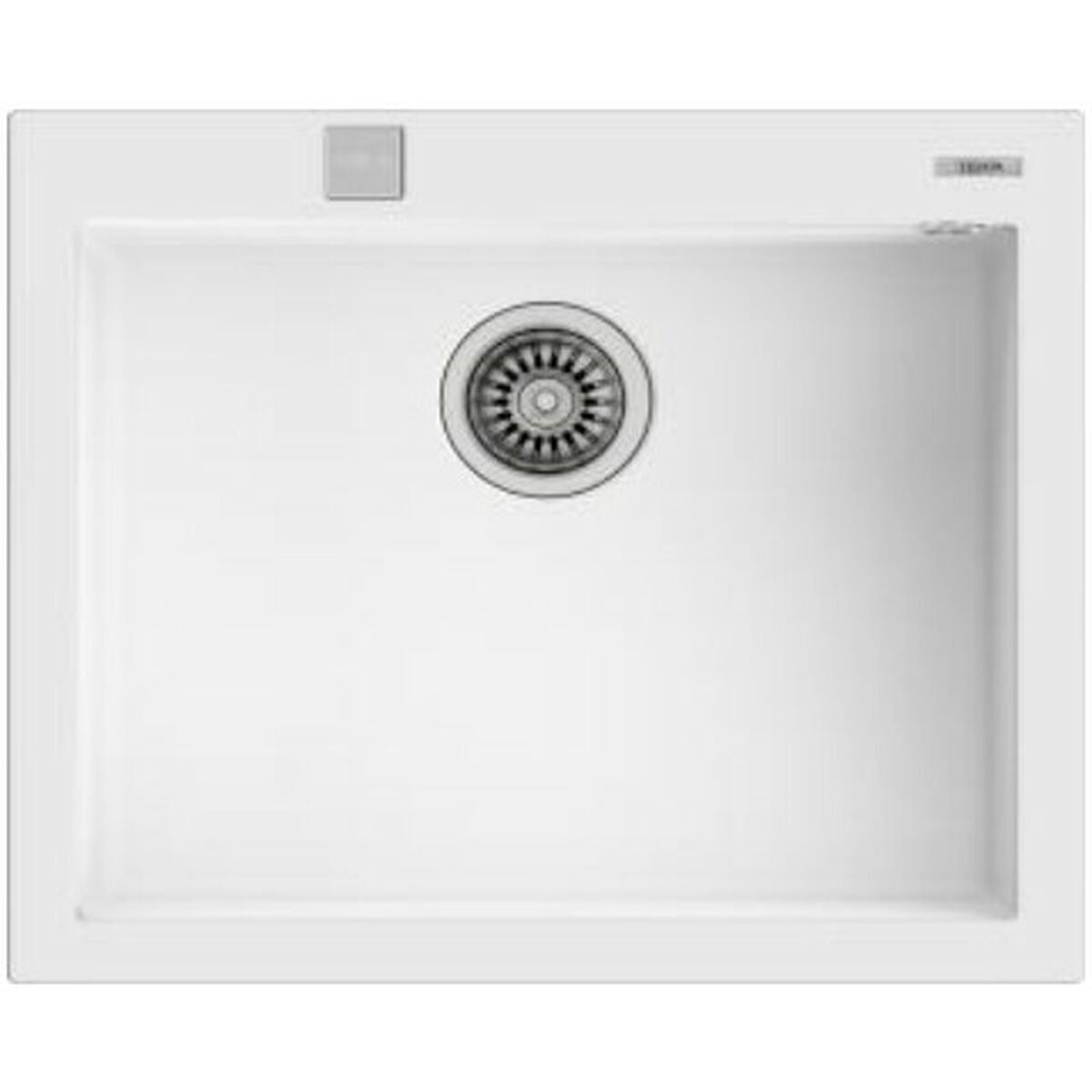 Sink with One Basin Teka Forsquare 50.40 TG White Teka