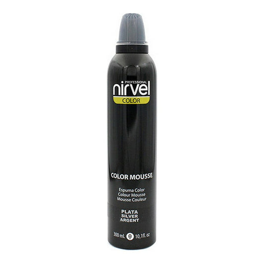 Volumising Foam Color Mousse Nirvel Silver (300 ml) Nirvel