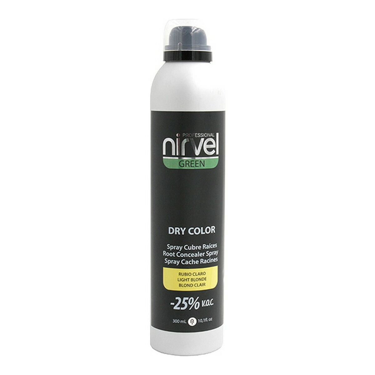 Cover Up Spray for Grey Hair Green Dry Color Nirvel NG6640 Light Blonde (300 ml) Nirvel