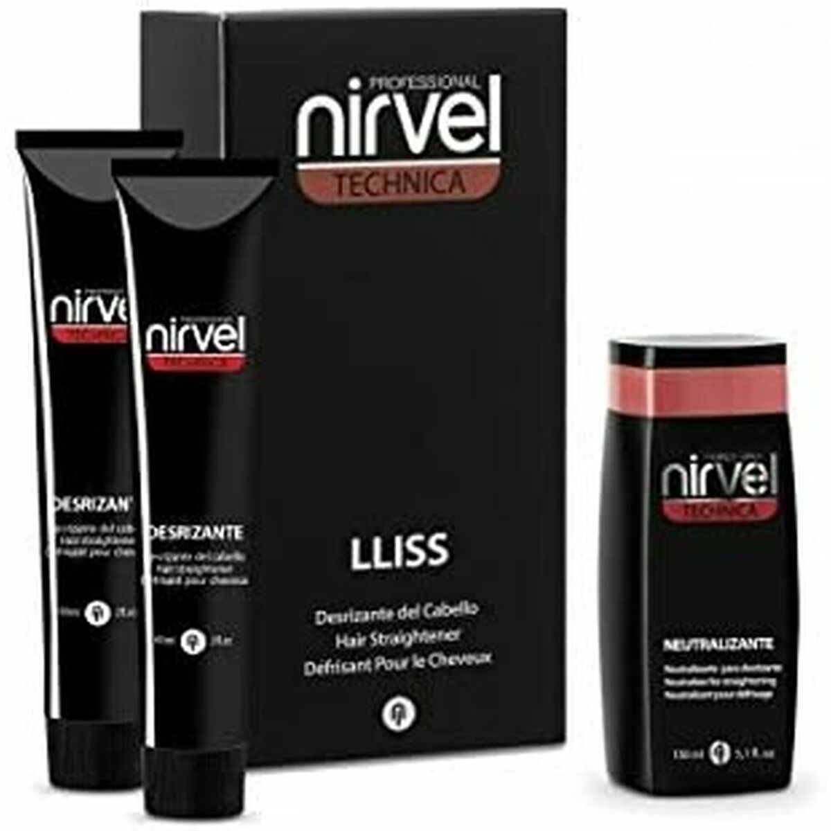 Hair Straightening Treatment Nirvel Tec Liss (3 pcs) Nirvel